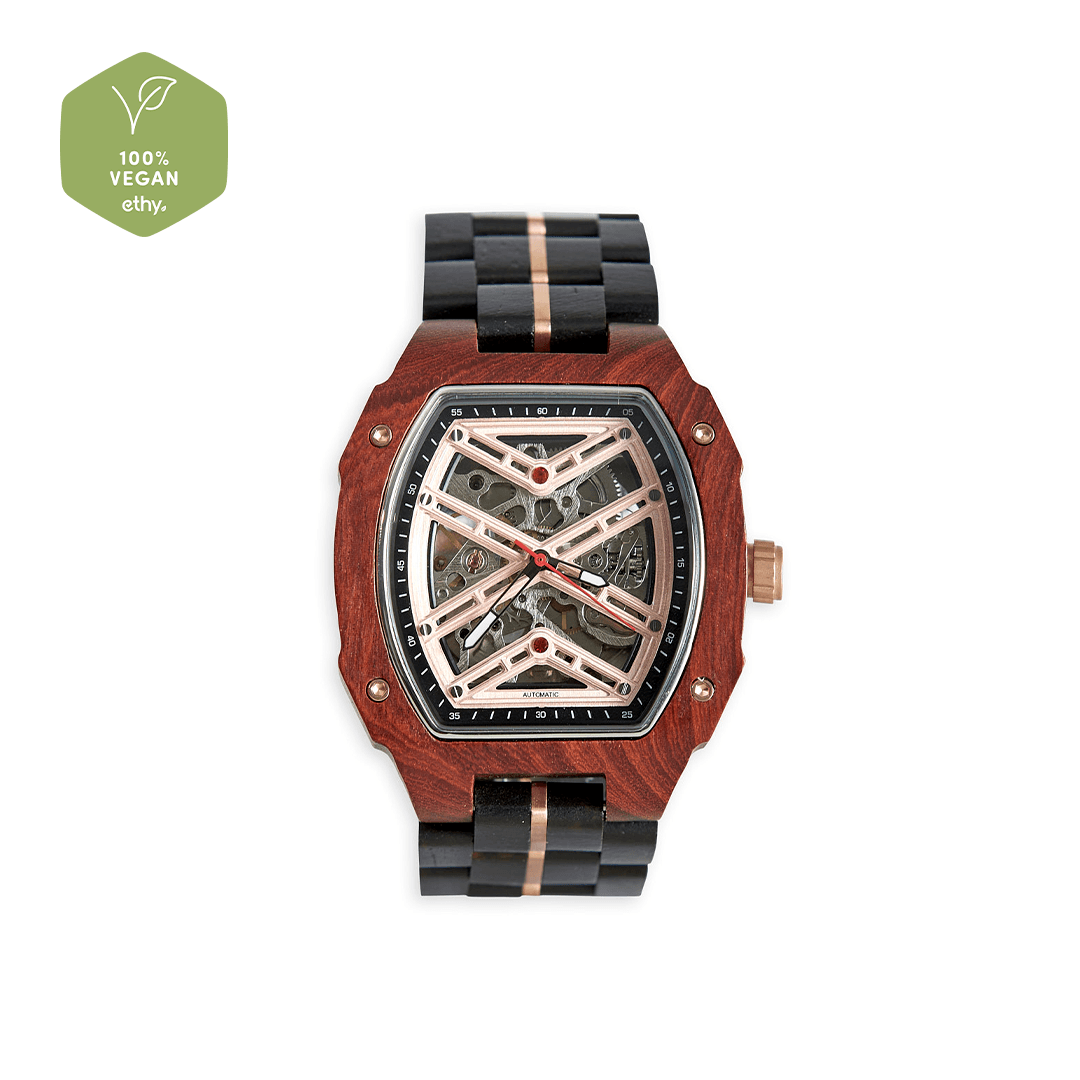 The Mahogany: Wood Watch for Men