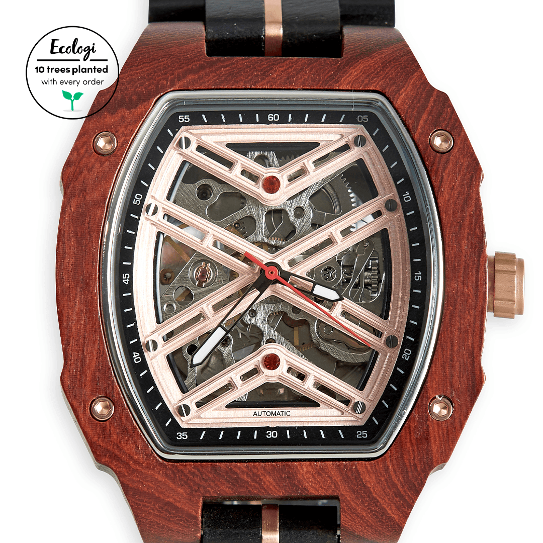 The Mahogany: Wood Watch for Men