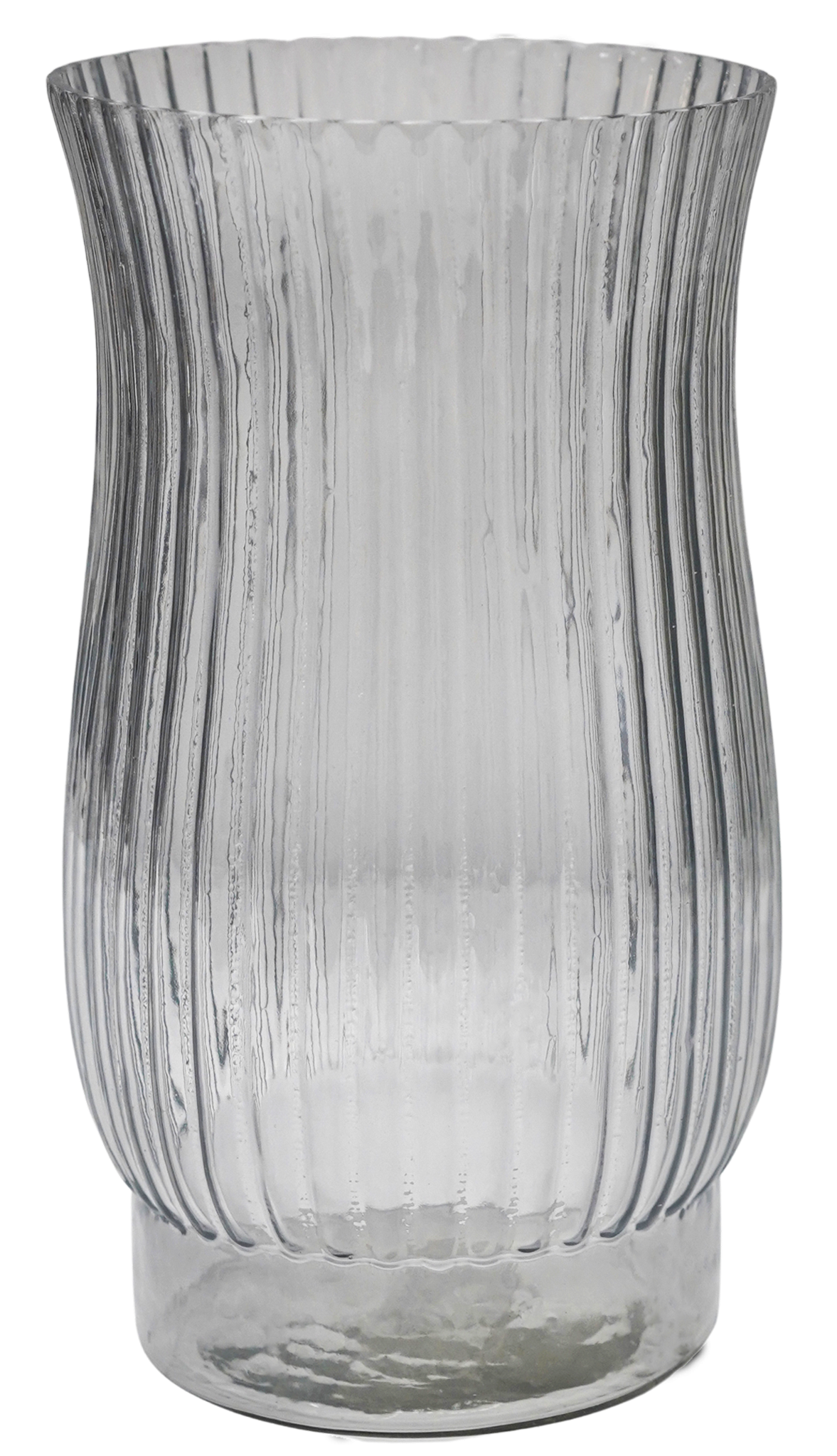 Airlie Ribbed Vase Grey Medium