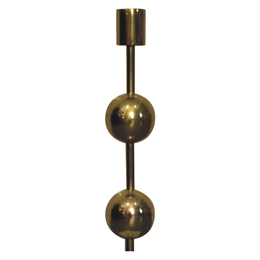 marble brass bubble candle holder