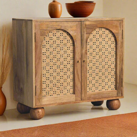 Rattan Ball Cabinet