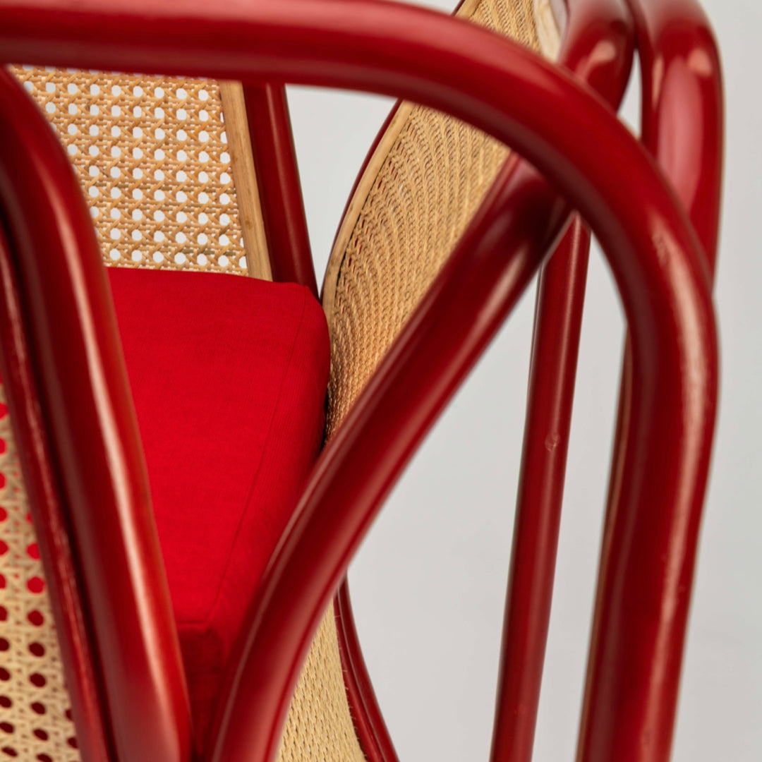 Limited Edition Red Kupu Kupu Chair