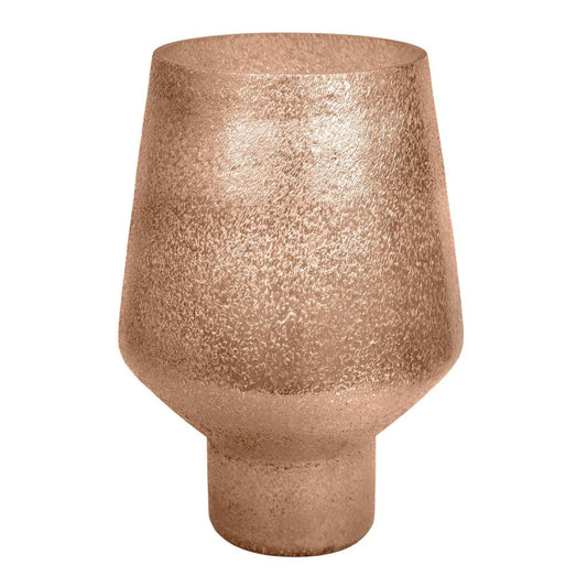Opulent Tall Curved Metallic Vase