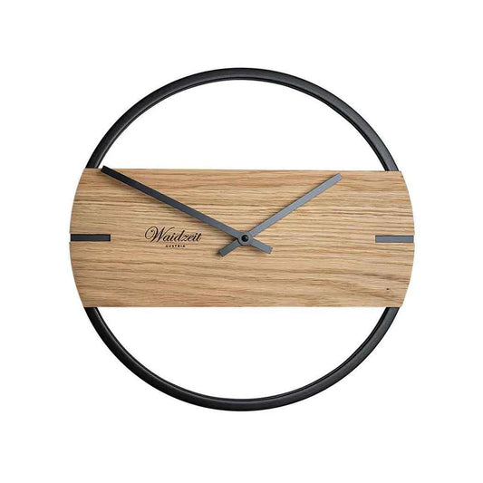 Waidzeit Wall Clock Novum Oak