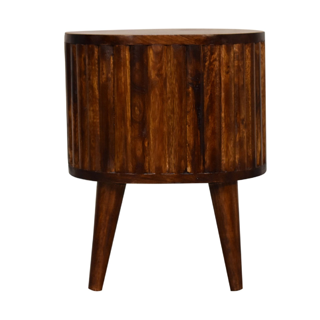 Stripe Chestnut Bedside