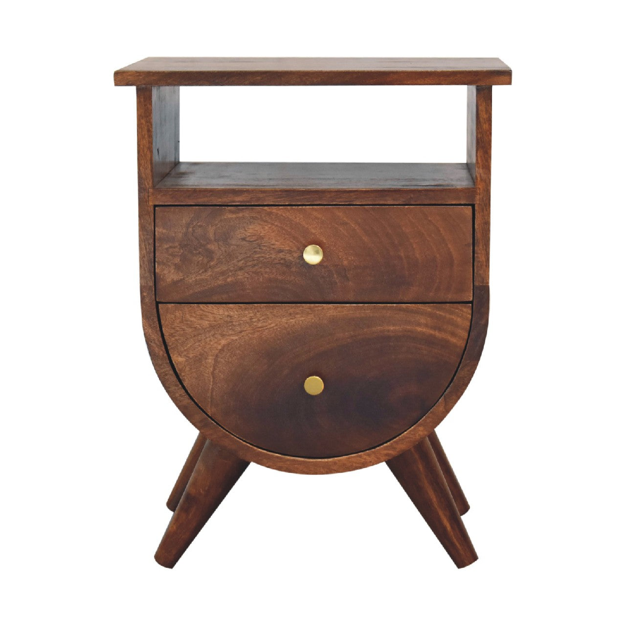 Split Chestnut Bedside