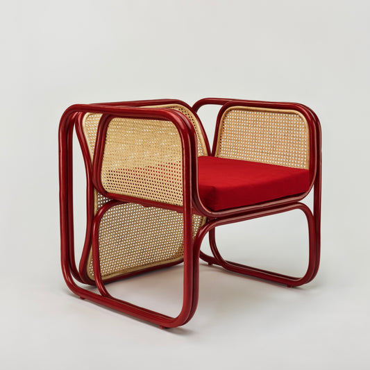 Limited Edition Red Kupu Kupu Chair