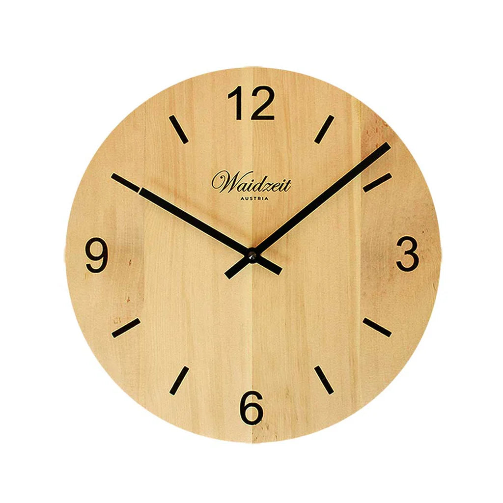 Waidzeit Wall Clock Tempus Arolla Pine