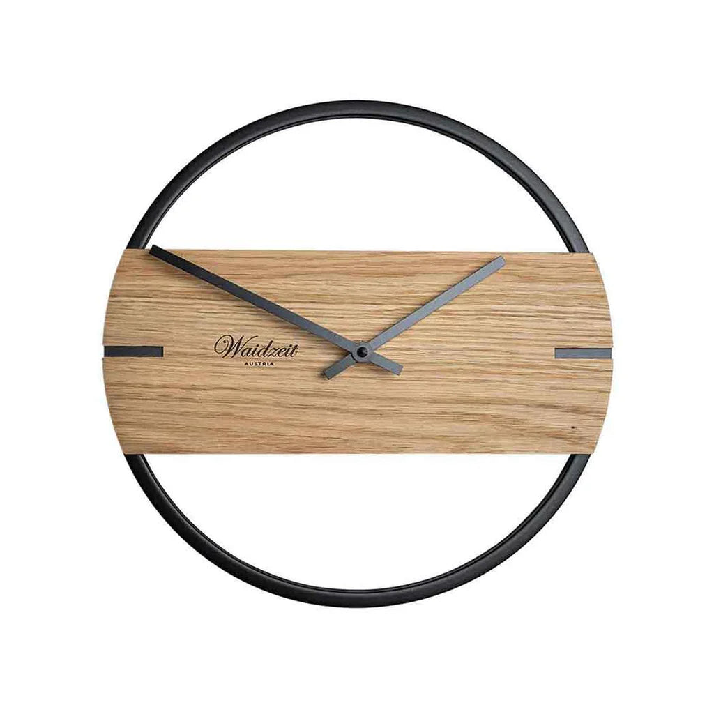 Waidzeit Wall Clock Novum Oak