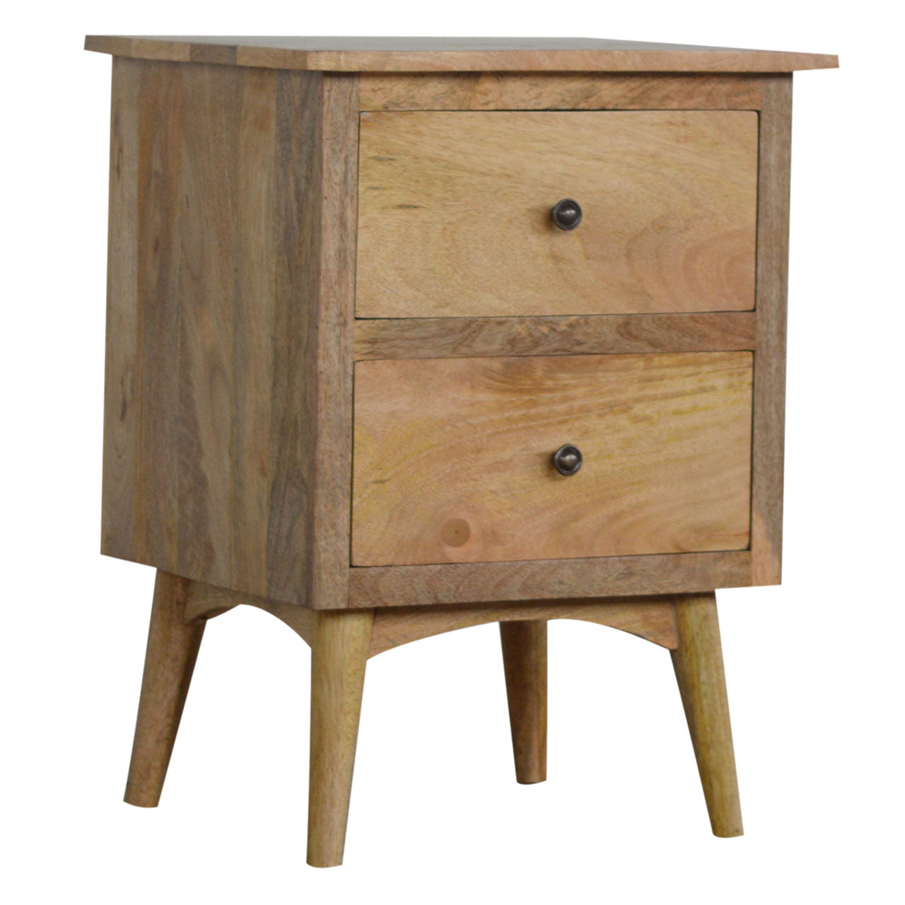 Nordic Style Bedside with 2 Drawers