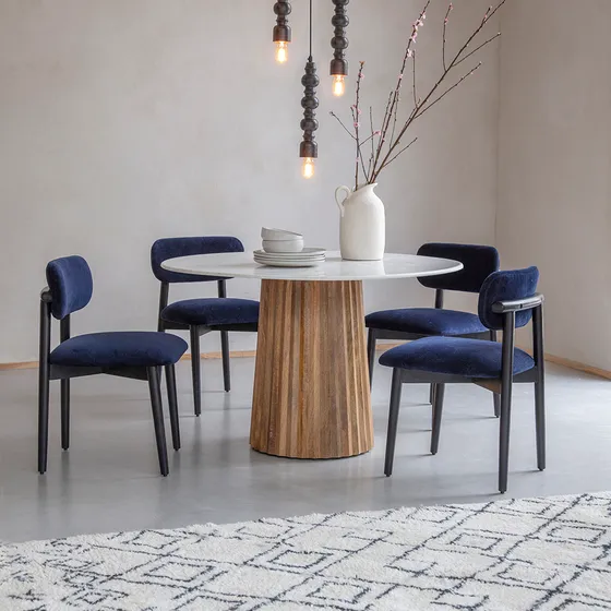 westbourne marble dining table by atkin and thyme