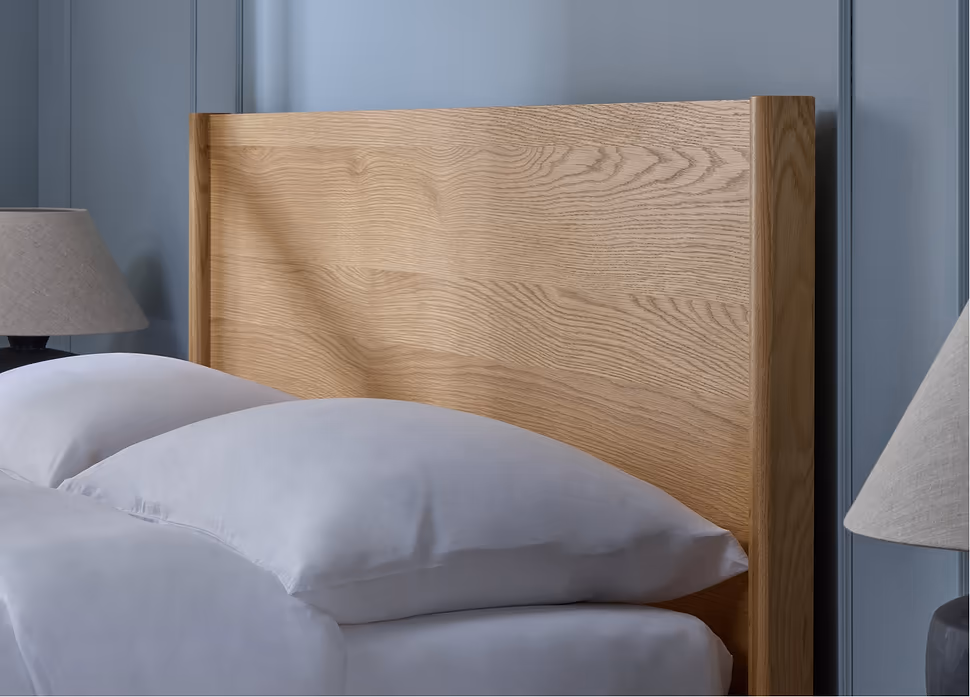 How to Create a Sustainable Bedroom: A Practical Guide close up of the Epping Bed headboard from how to create a sustainable bedroom a practical guide.