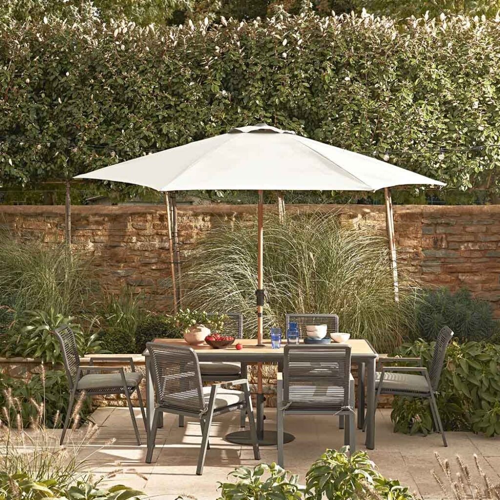 The Conscious Outdoor Living Edit 2026: How to Choose Sustainable Garden Furniture & Fire Pits atkin and thyme savannah 6 seat dining set atsav01