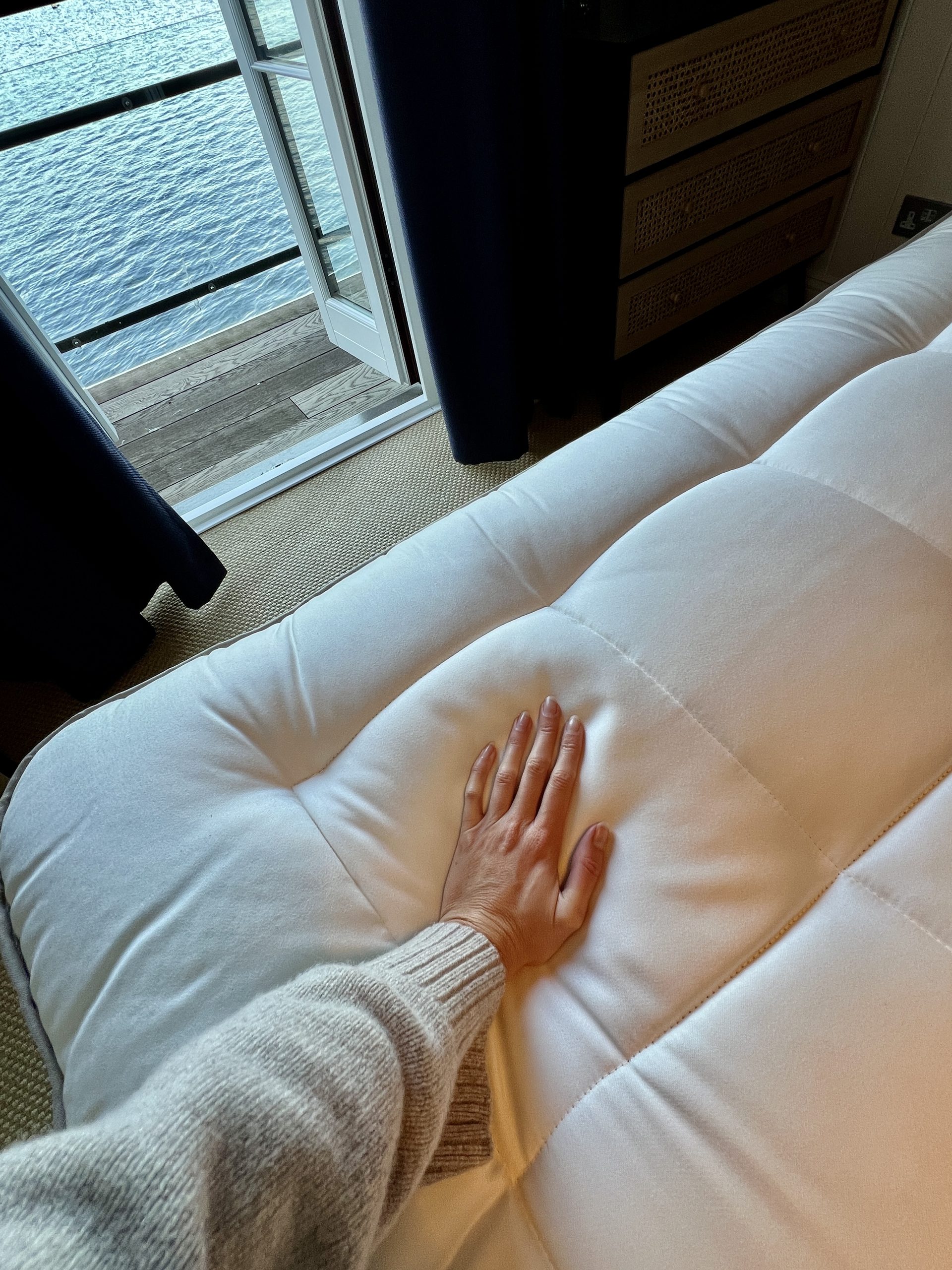 I Slept on the Simba Natural Hybrid Source Mattress for a Month: Here's My Honest Review The silky viscose cover on the top of the Simba Natural Hybrid Source mattress